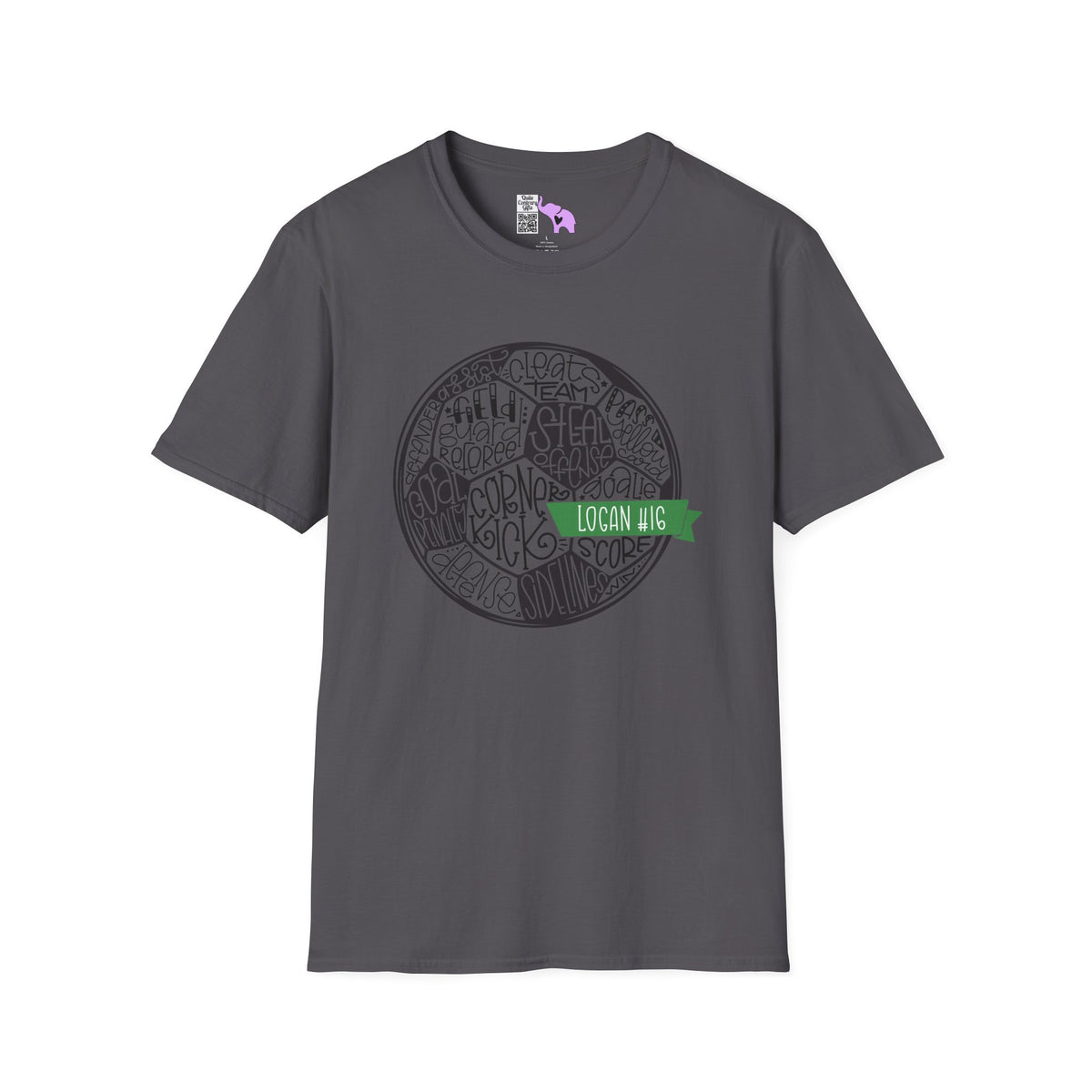 Personalized Soccer Cheer Team Adult T-shirt