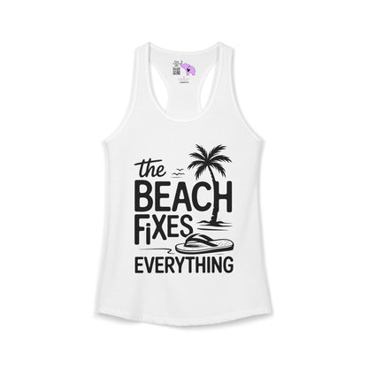 The Beach Fixes Everything Women's Ideal Racerback Tank