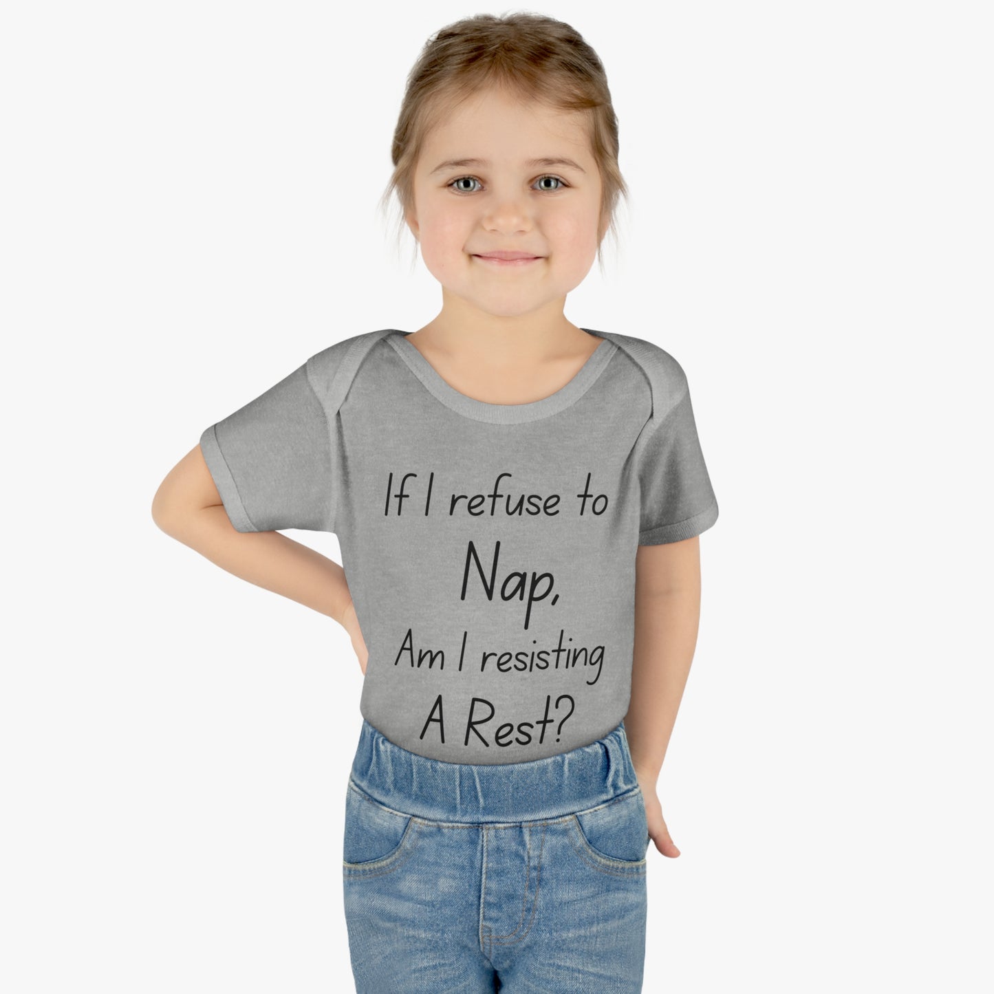 If I Refuse To Nap Am I Resisting A Rest? Infant Baby Rib Bodysuit