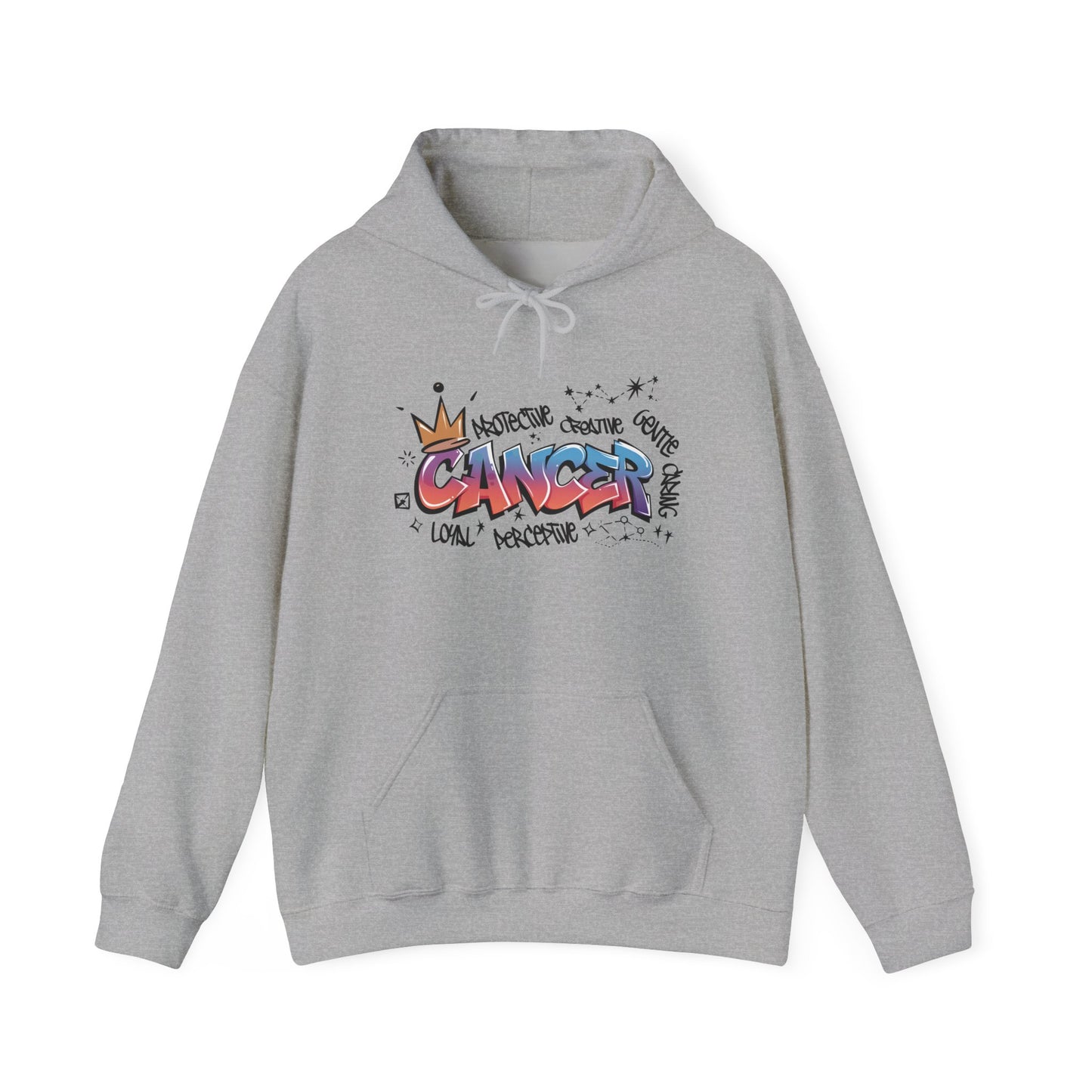 Cancer Street Art Heavy Blend™ Hooded Sweatshirt