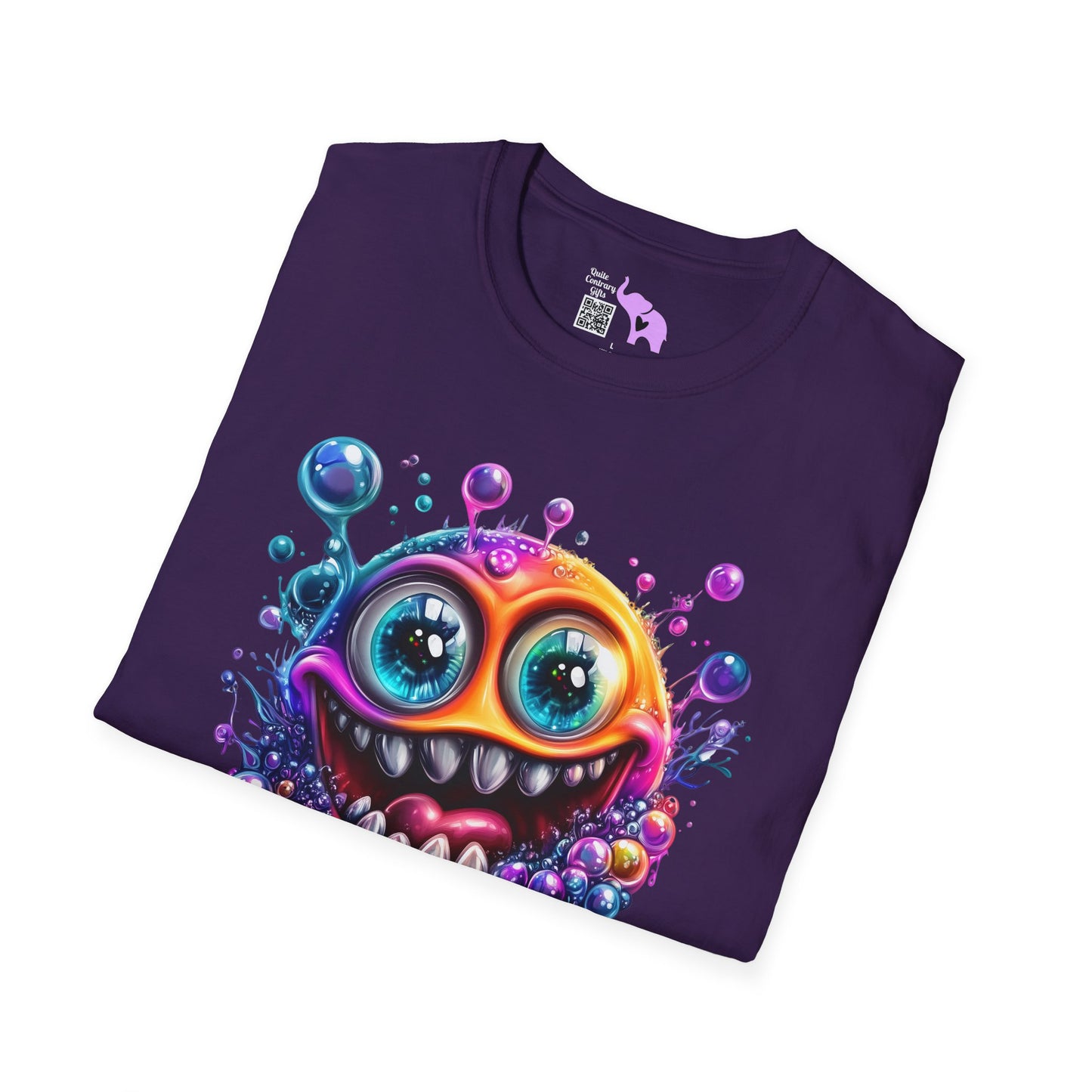 Bubbly Monster Adult T-shirt