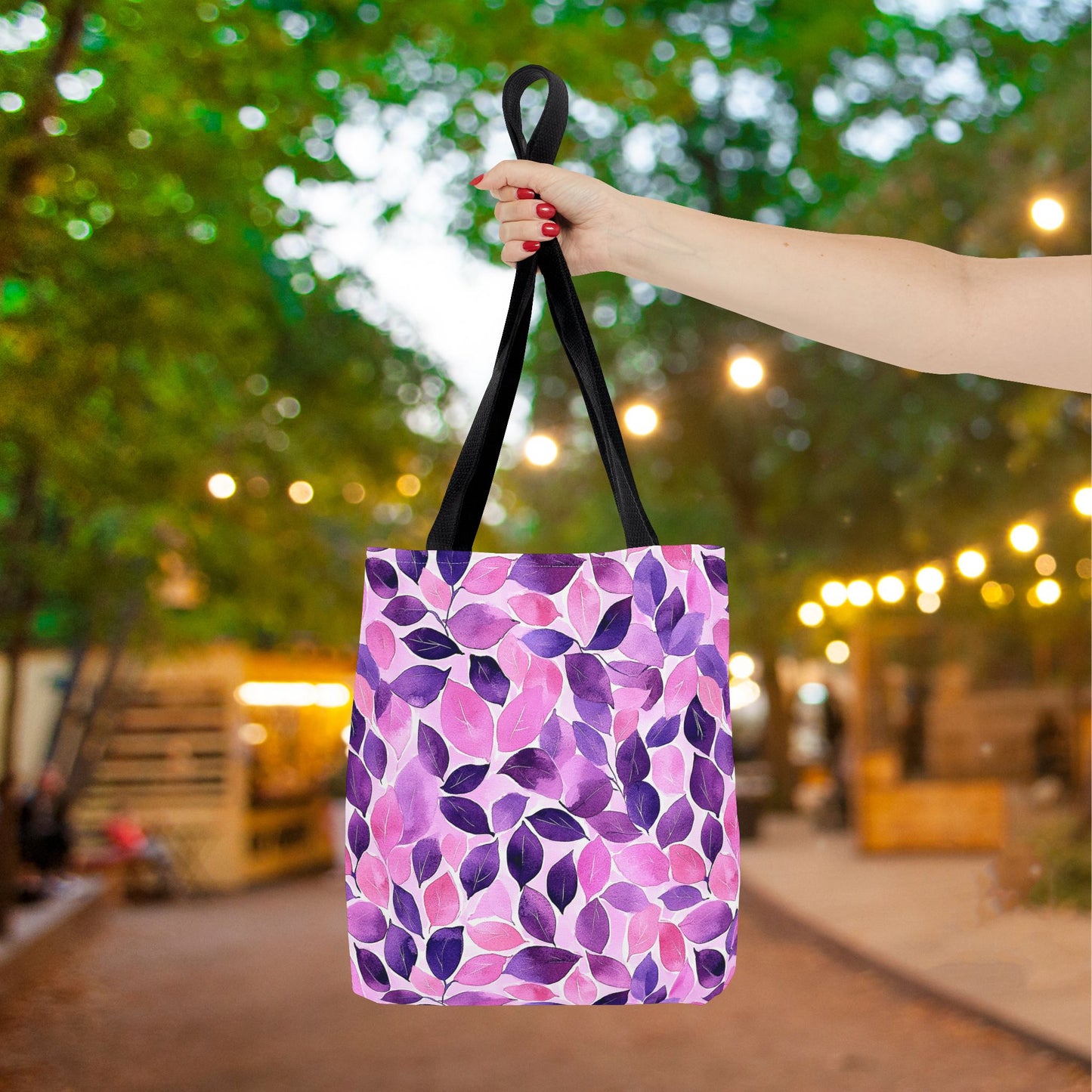 Lilac Serenade Canvas Tote Bag