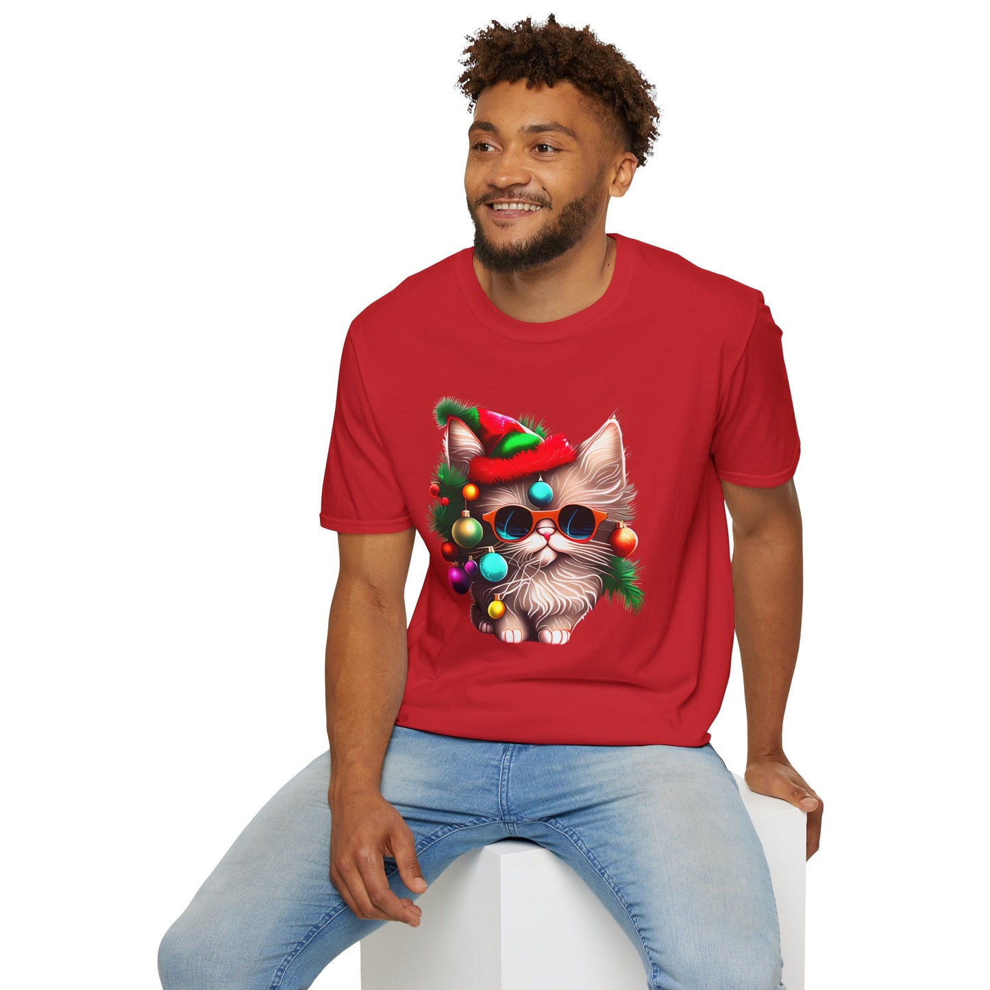 Christmas Tree Kitten T-shirt