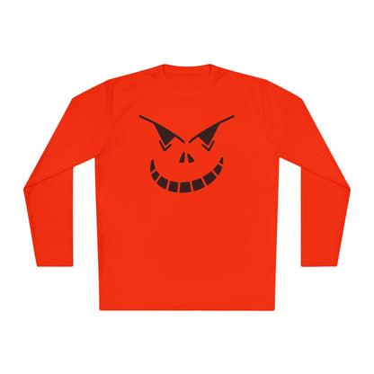 Spooky Jack-O-Lantern Adult Long Sleeve Tee