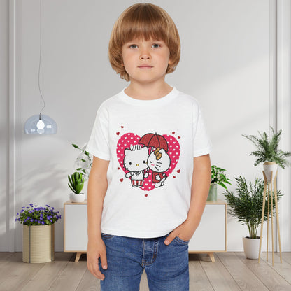 Valentine Hello Kitty Couple Heavy Cotton™ Toddler T-shirt