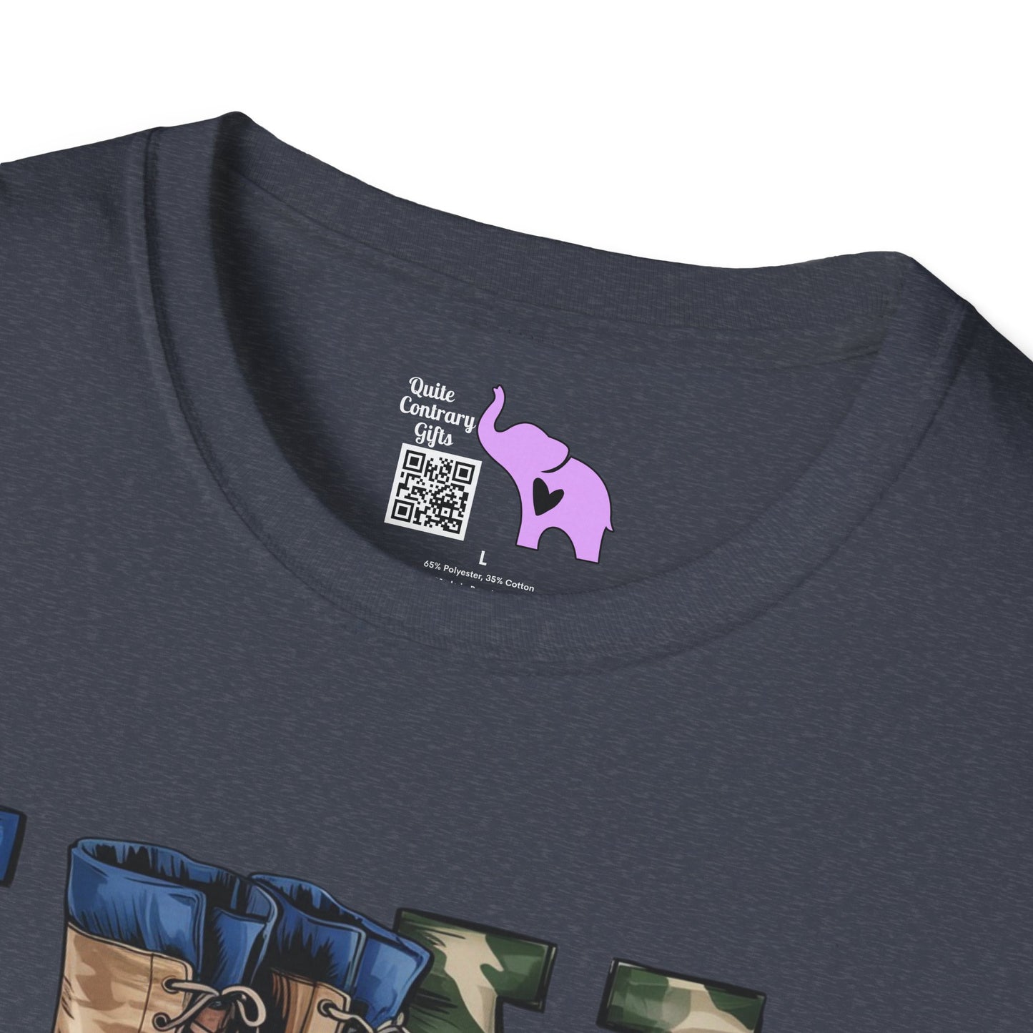Love My Hero (Military Boots) Adult T-Shirt