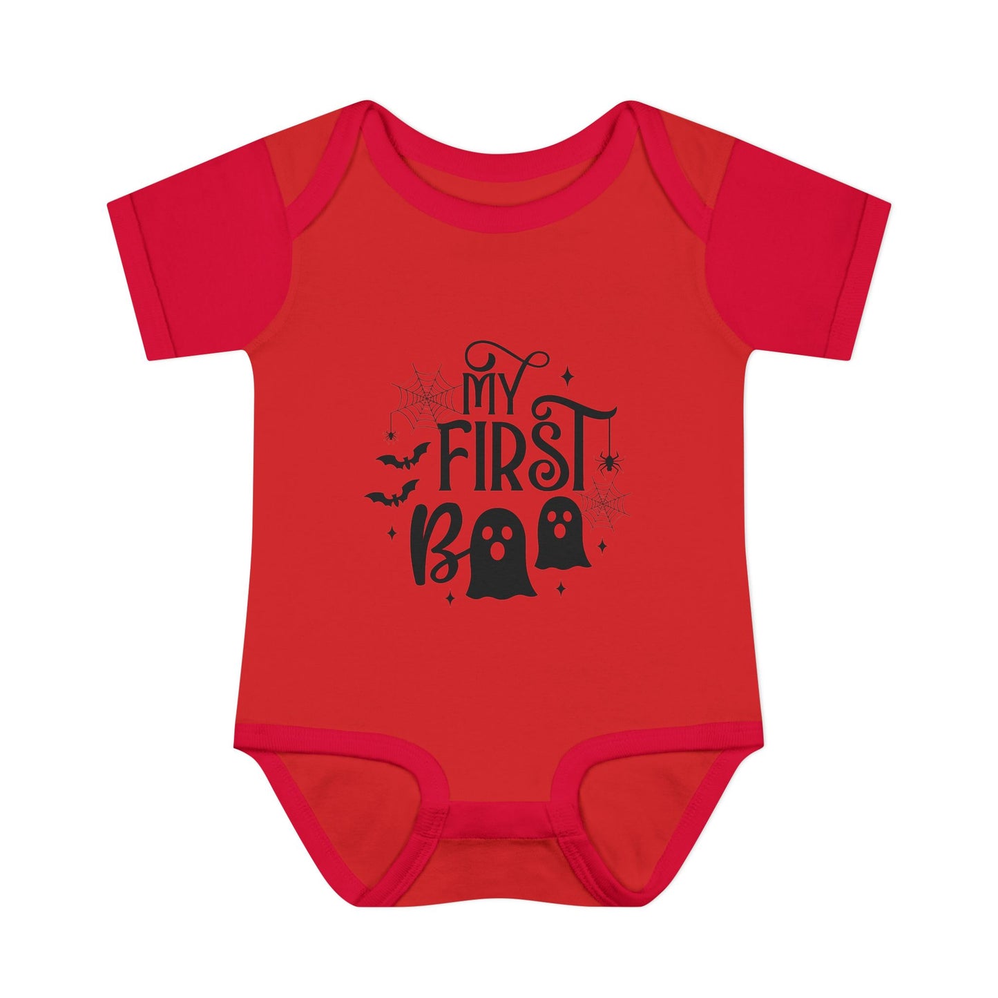 My First Boo Infant Baby Rib Bodysuit