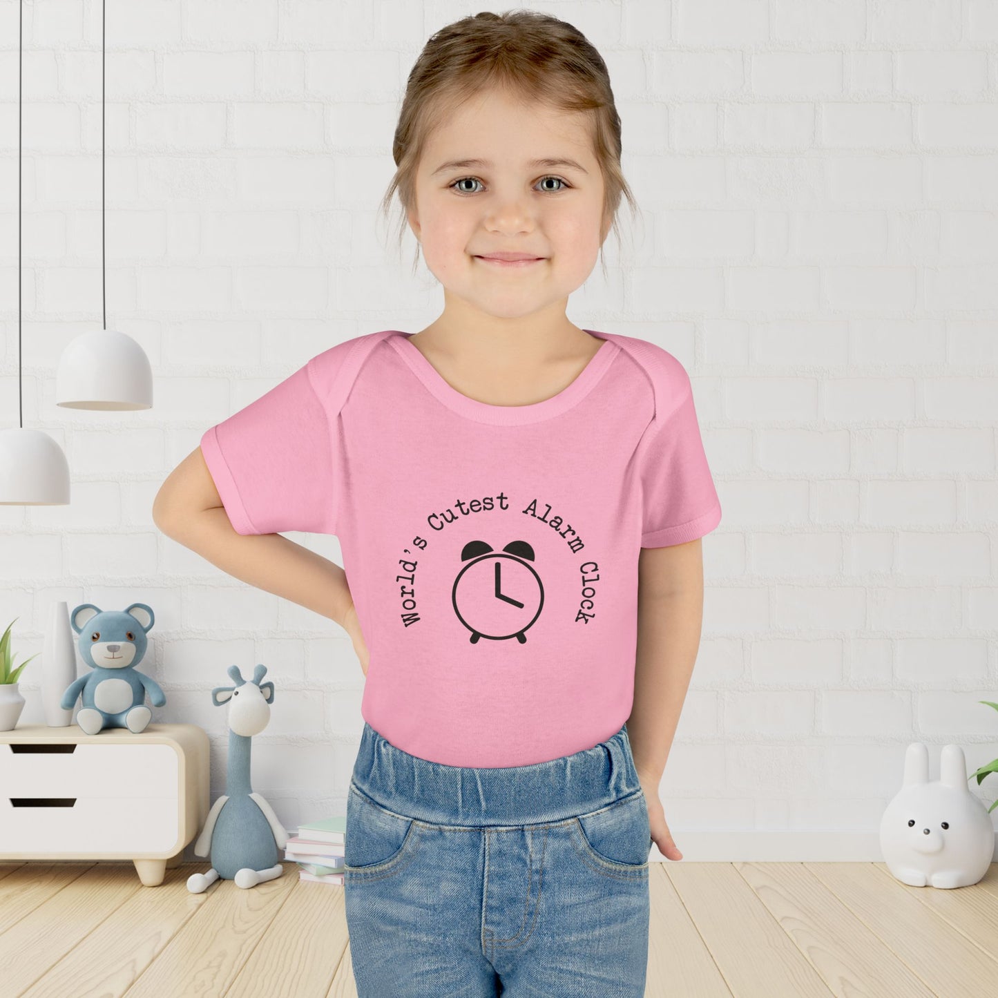 World's Cutest Alarm Clock Infant Onesie