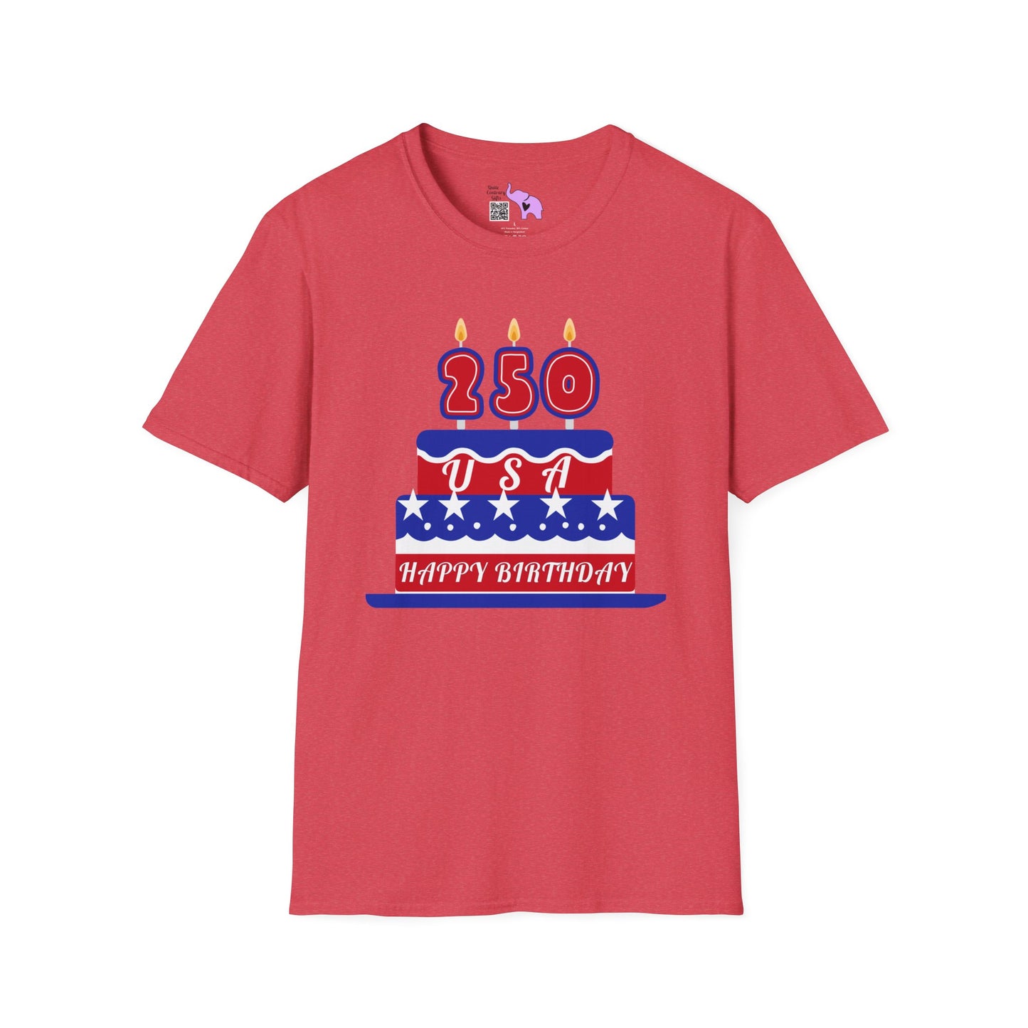 Happy Birthday USA Adult T-shirt
