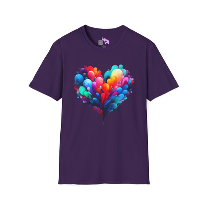 All the Feels Heart Adult T-shirt
