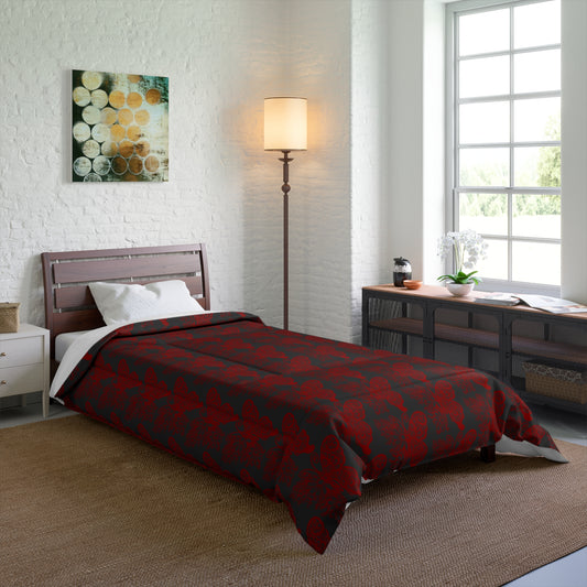 Crimson Flutter Comforter