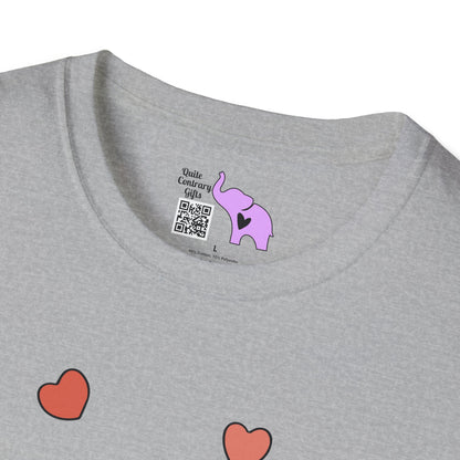 Valentine Mickey Loves Minnie Adult Tshirt