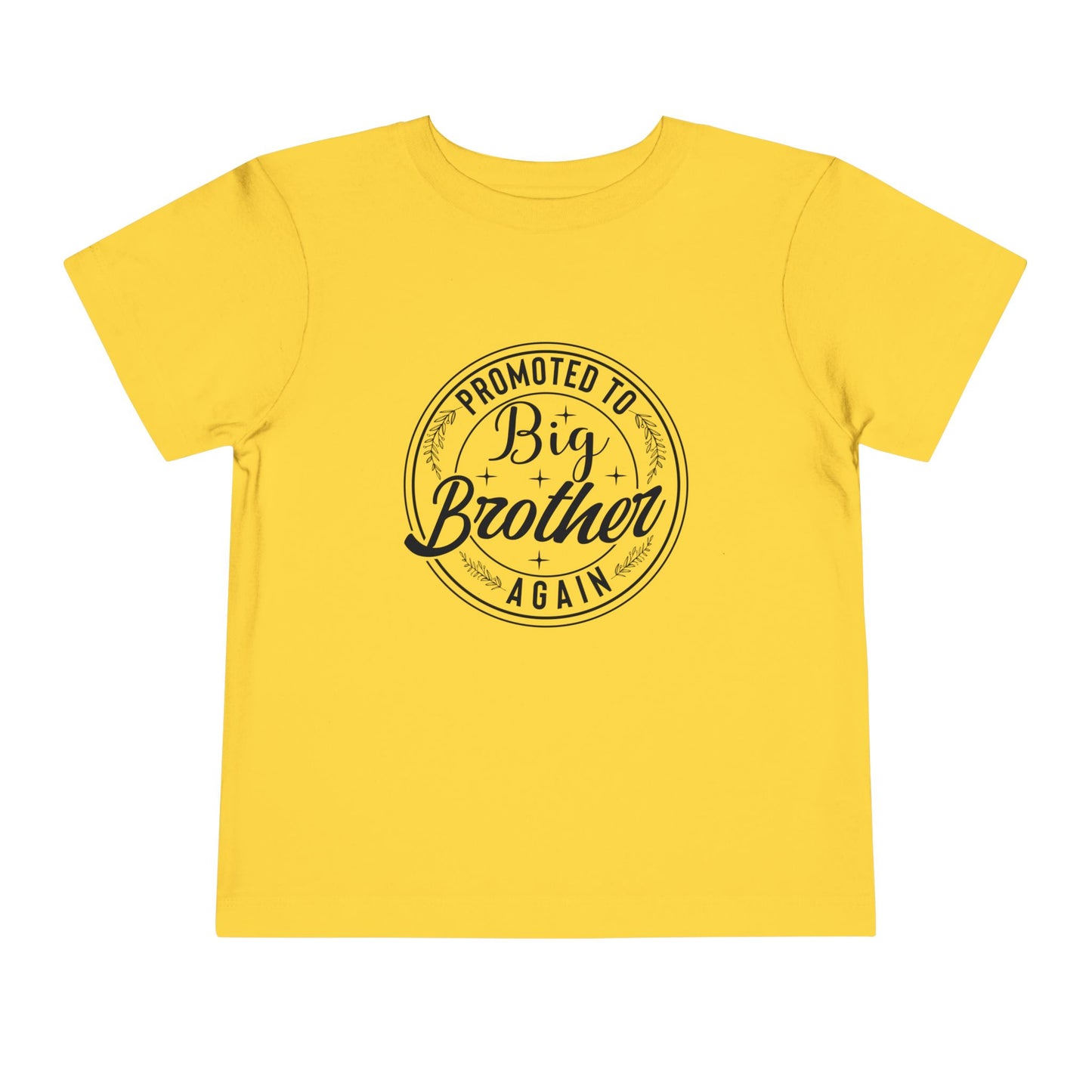 Promoted to Big Brother Again (Circle) Toddler Tee