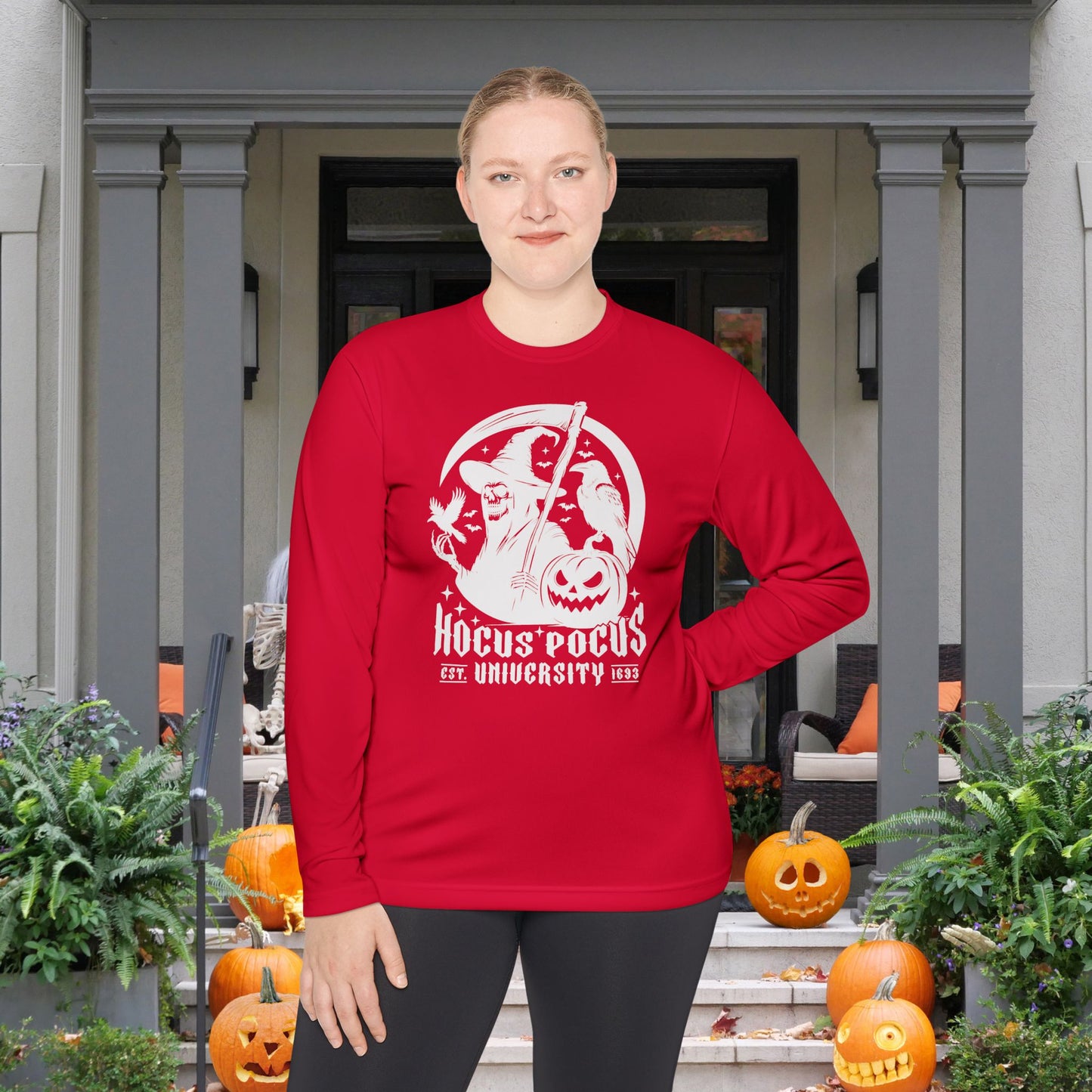 Hocus Pocus University Est. 1633 Adult Long Sleeve Tee