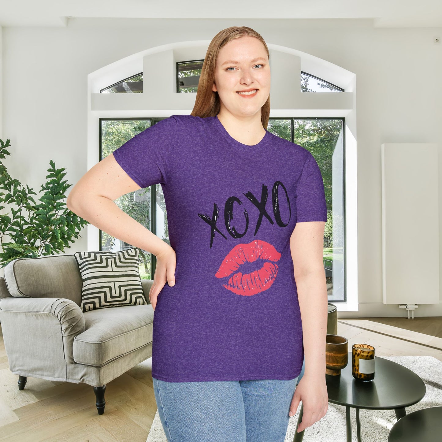 XOXO Lips Adult T-shirt