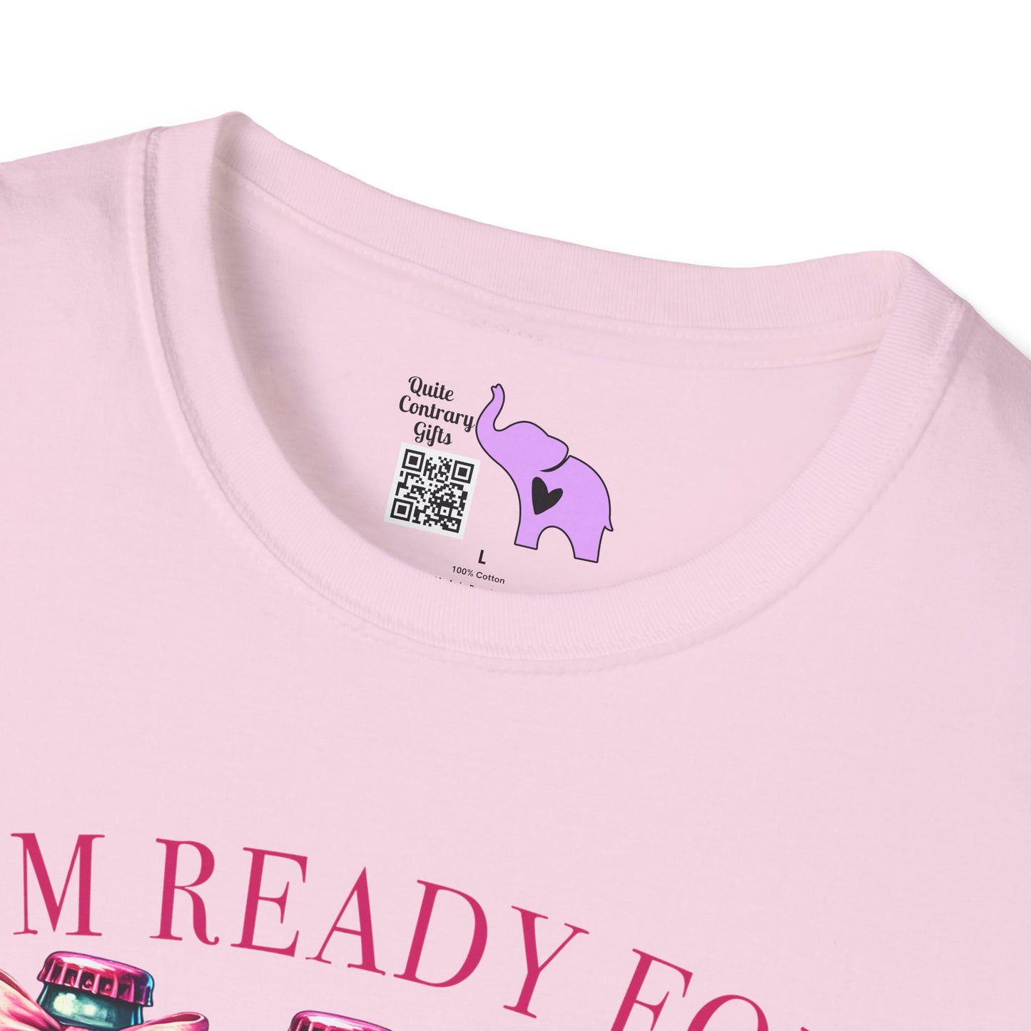 I'm Ready for Beerloween Pink Adult T-shirt