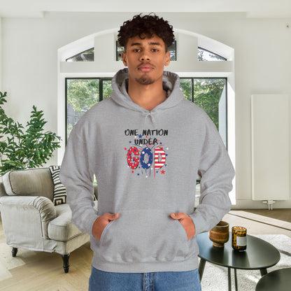 One Nation Under God Heavy Blend™ Hooded Sweatshirt