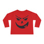 Goofy Grin Jack-O-Lantern Toddler Long Sleeve Tee