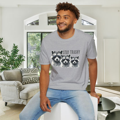 Stay Trashy (Racoon) Adult T-shirt
