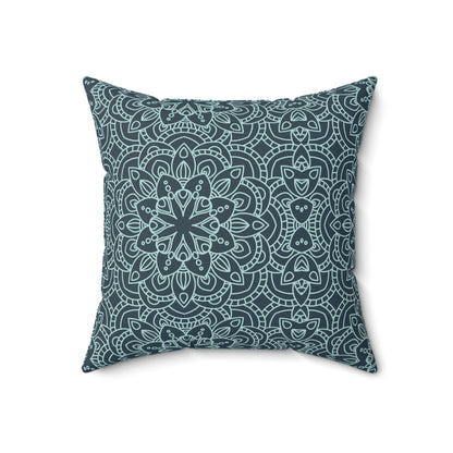 Mandala Midnight Throw Pillow