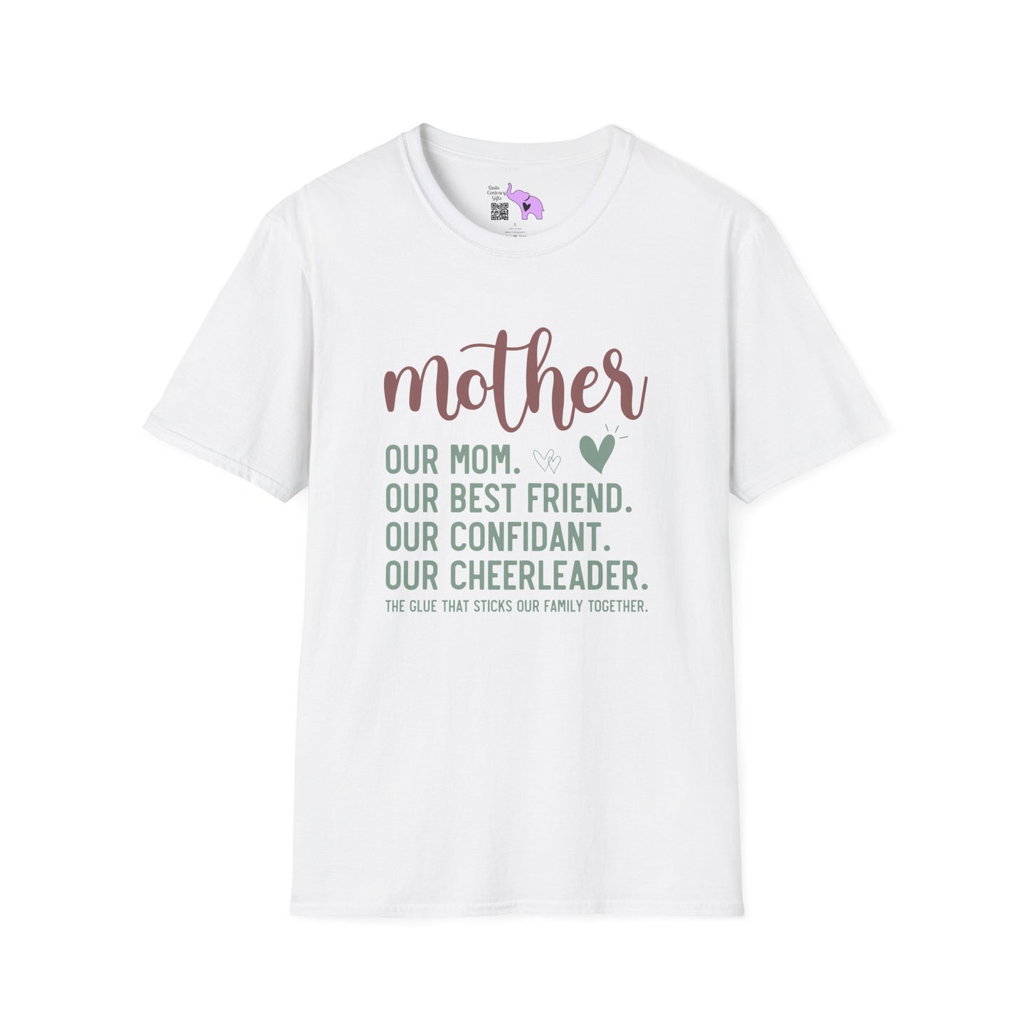 Mother The Glue That Sticks Our Family Together Adult T-shirt