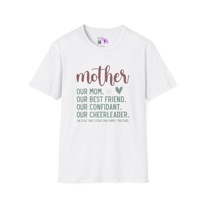 Mother The Glue That Sticks Our Family Together Adult T-shirt