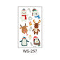 Christmas-themed Santa Claus Glow In The Dark Temporary Tattoos