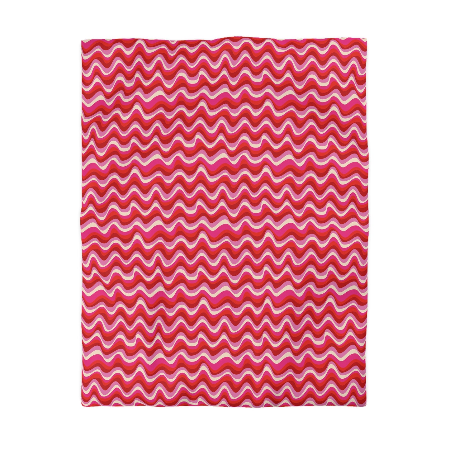 Blush Frequency Microfiber Duvet Cover