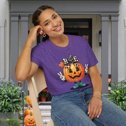 Pumpkin Peace Adult T-shirt