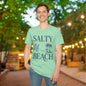 Salty LIl' Beach Adult T-shirt