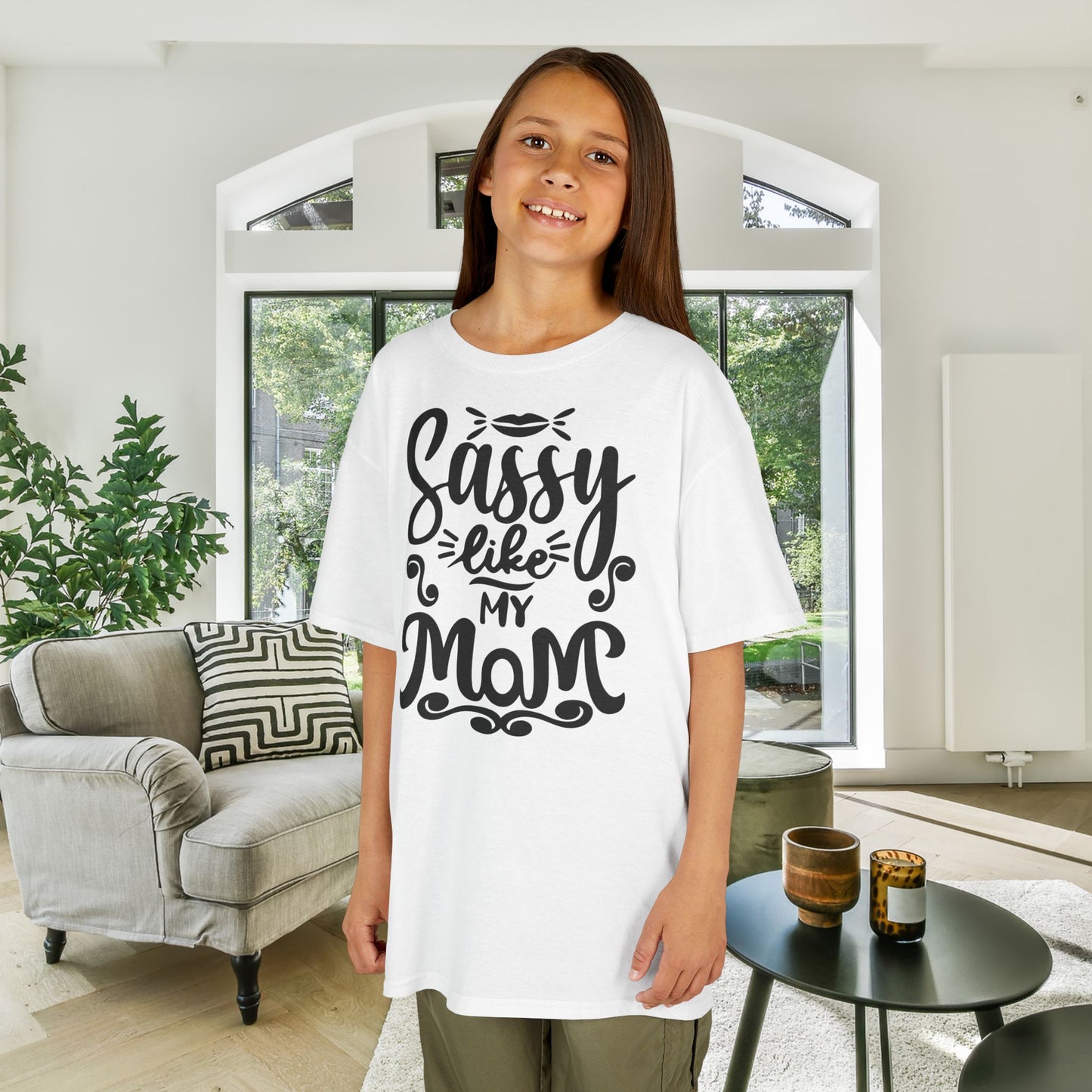 Sassy Like My Mom Kids Heavy Cotton™ Tee