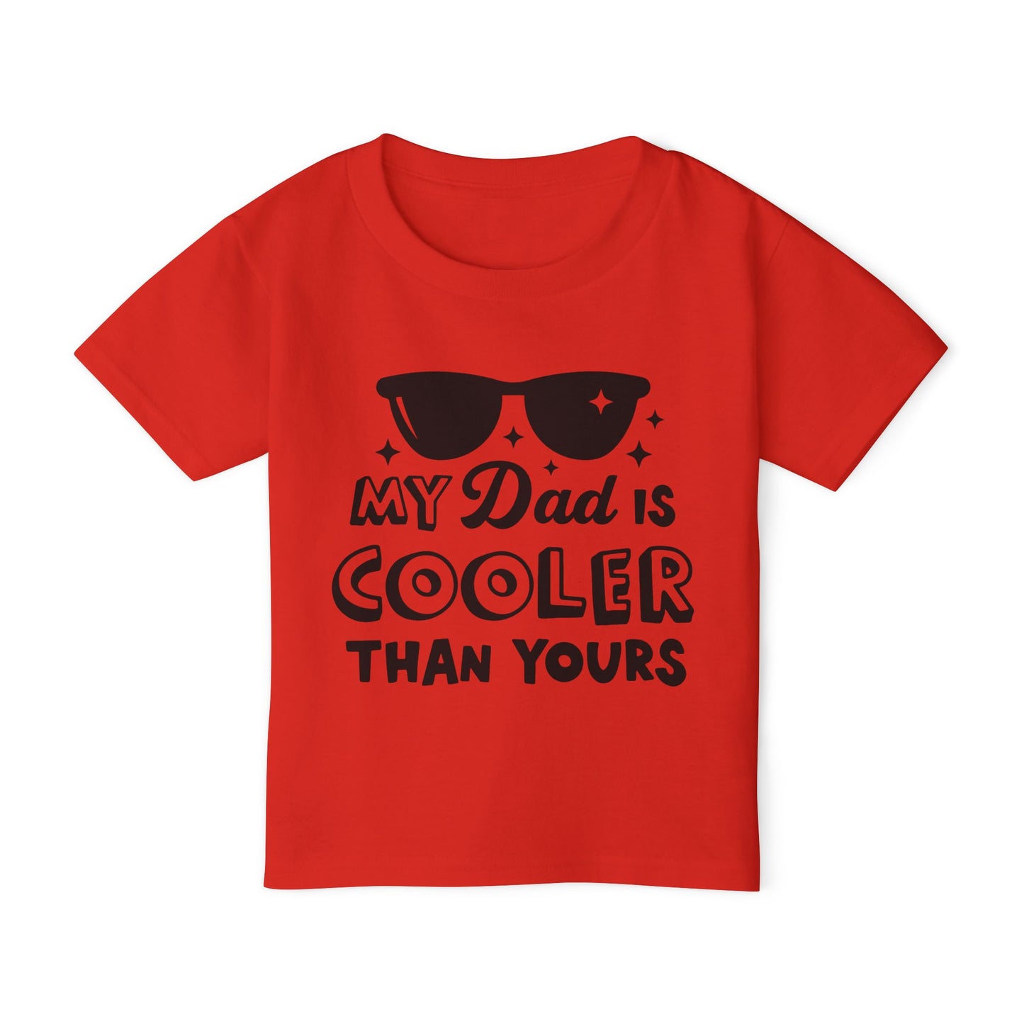 My Dad Is Cooler Than Yours Heavy Cotton™ Toddler T-shirt