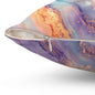 Dreamwave Marble Throw Pillow