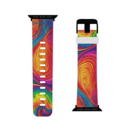 Vibrant Color Swirl Watch Band for Apple Watch