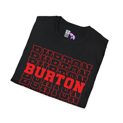 Burton (Stacked) Adult T-shirt