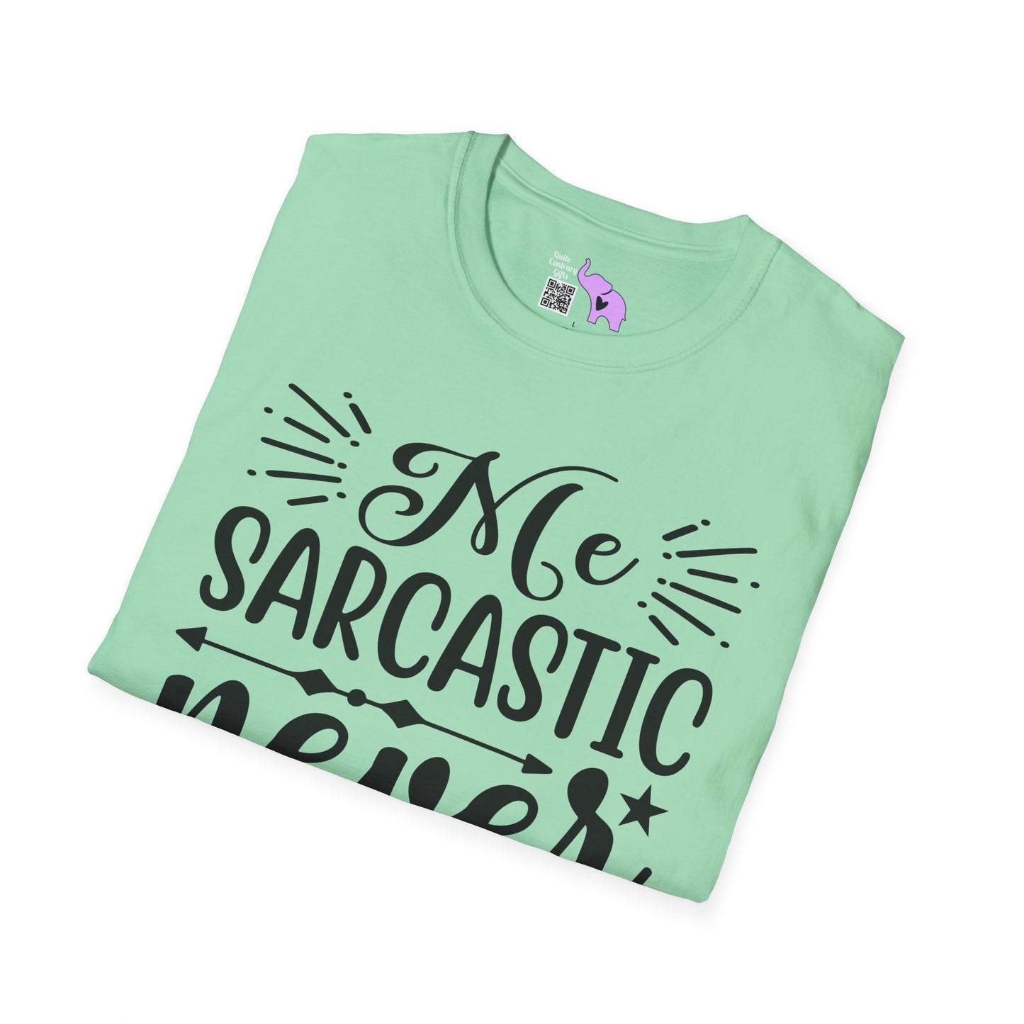 Me Sarcastic Never Adult T-shirt