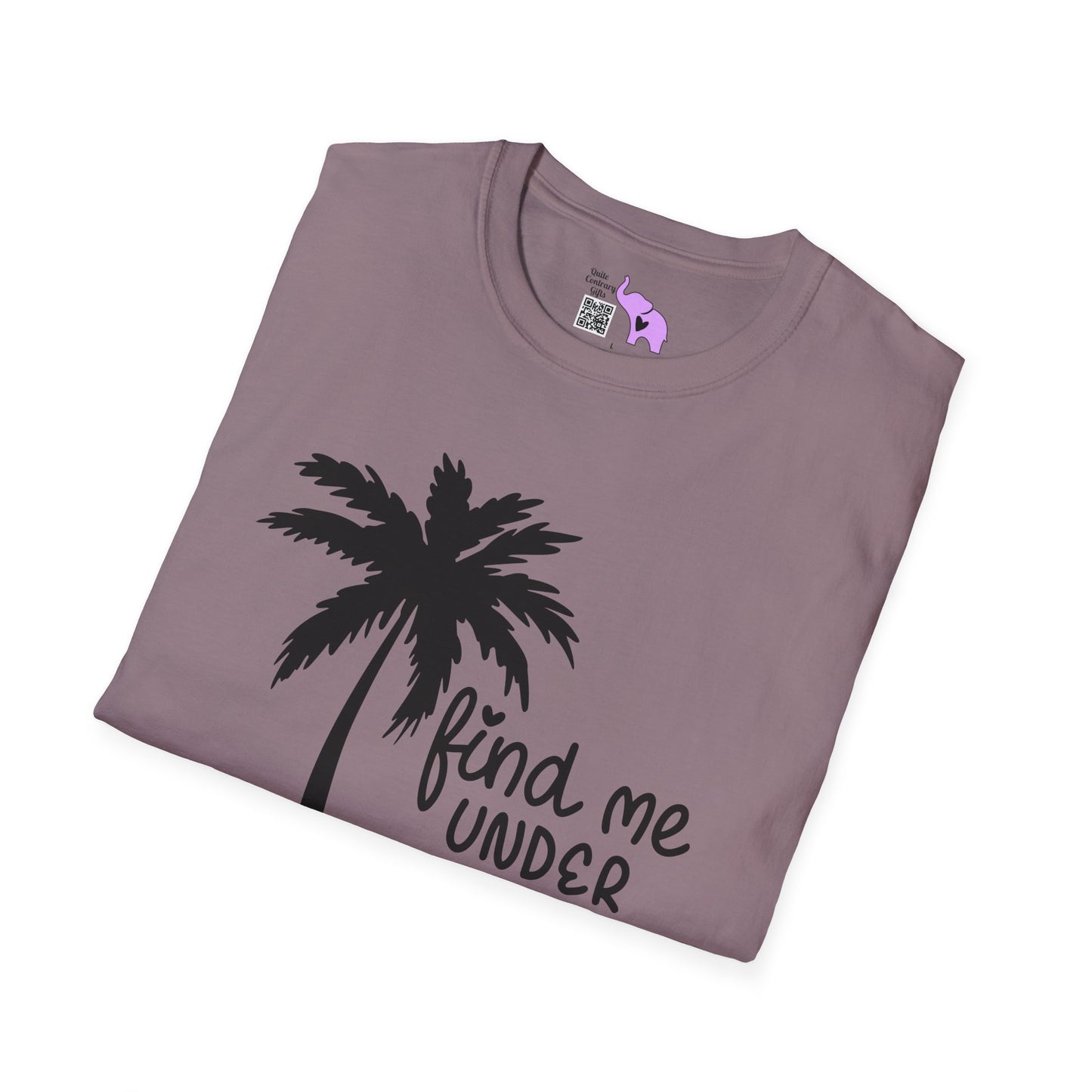 Find Me Under The Palms Adult T-shirt