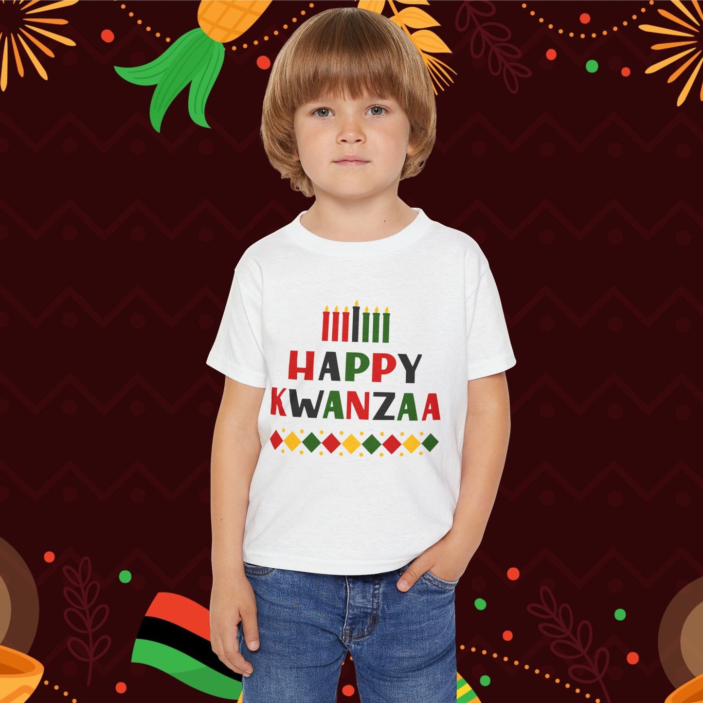 Seven Candles of Culture Heavy Cotton™ Toddler T-shirt