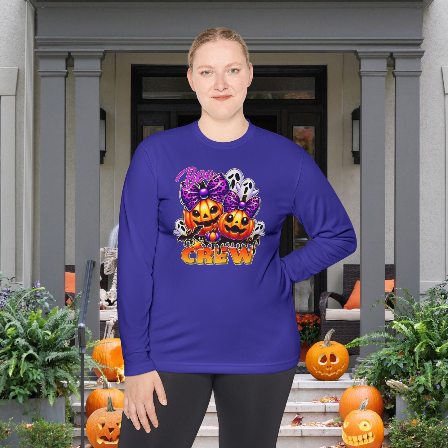 Boo Crew Adult Long Sleeve Tee