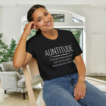 Auntitude Adult T-shirt