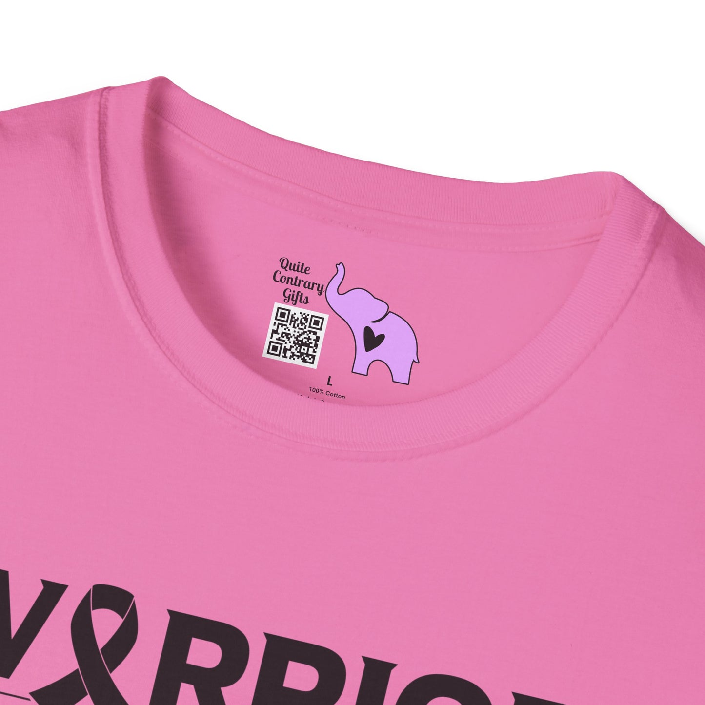 Breast Cancer Warrior Nutrition Facts Adult T-shirt