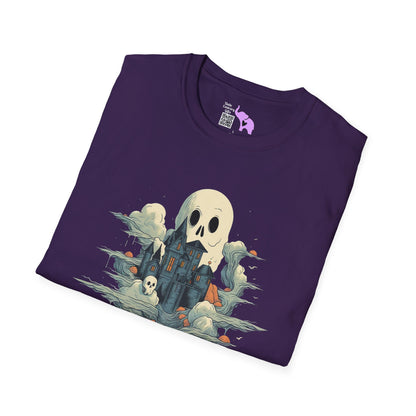 Creepy Ghost 14 Adult T-shirt