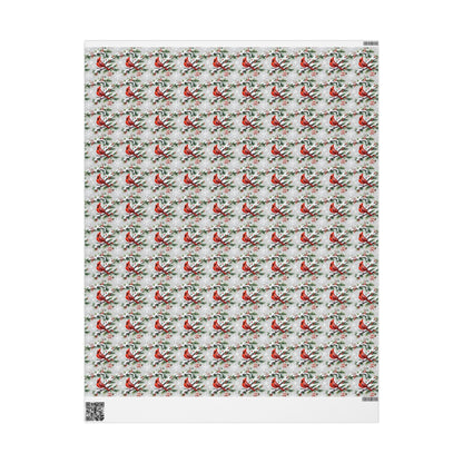 Cardinals of Christmas Morning Wrapping Paper