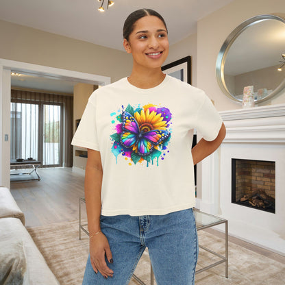 Bloom & Flutter Women's Boxy Tee