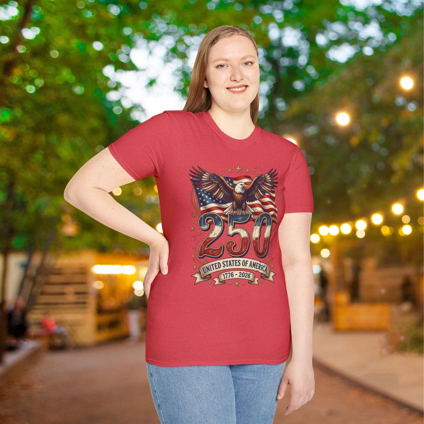 Bald Eagle 250 United States of America Adult T-shirt