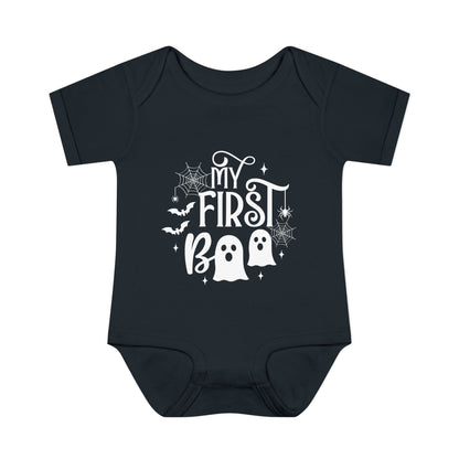 My First Boo Infant Baby Rib Bodysuit