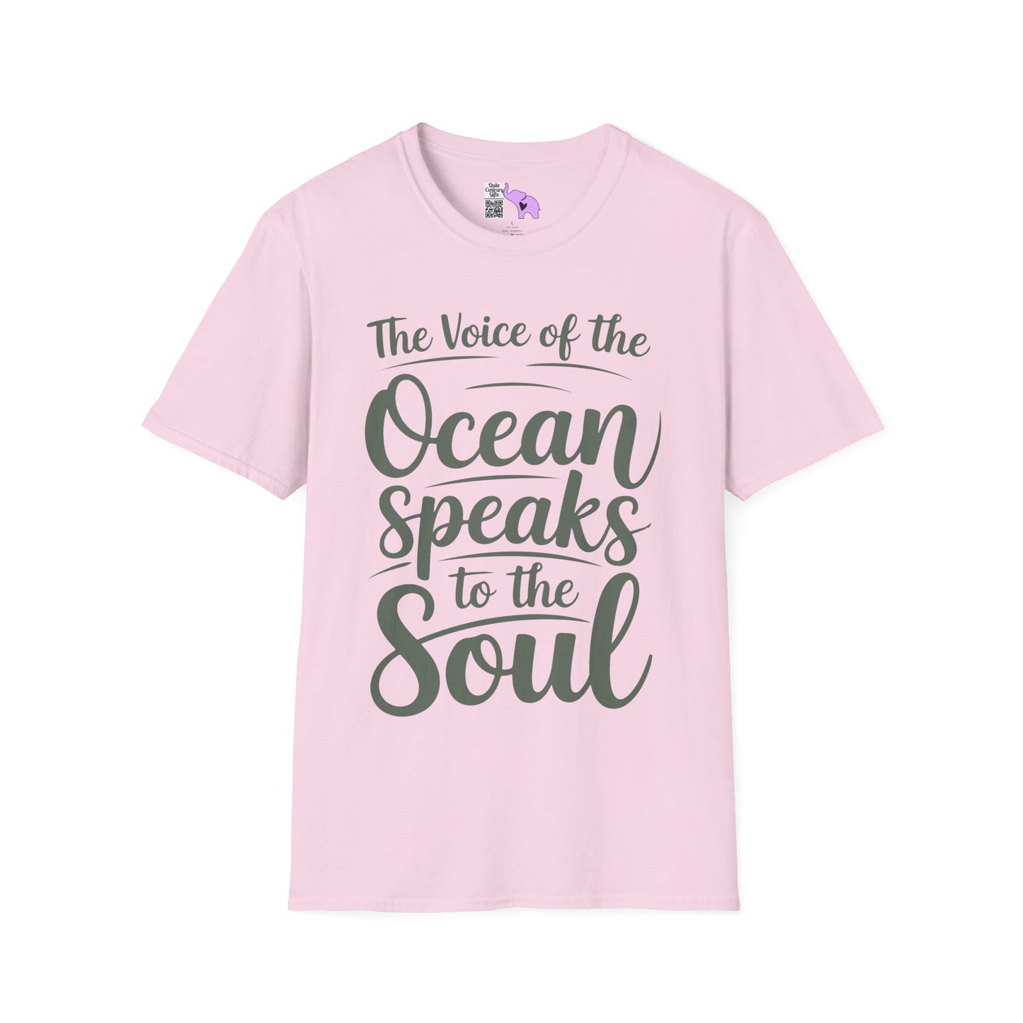 The Voice of the Ocean Speaks to the Soul Adult T-shirt
