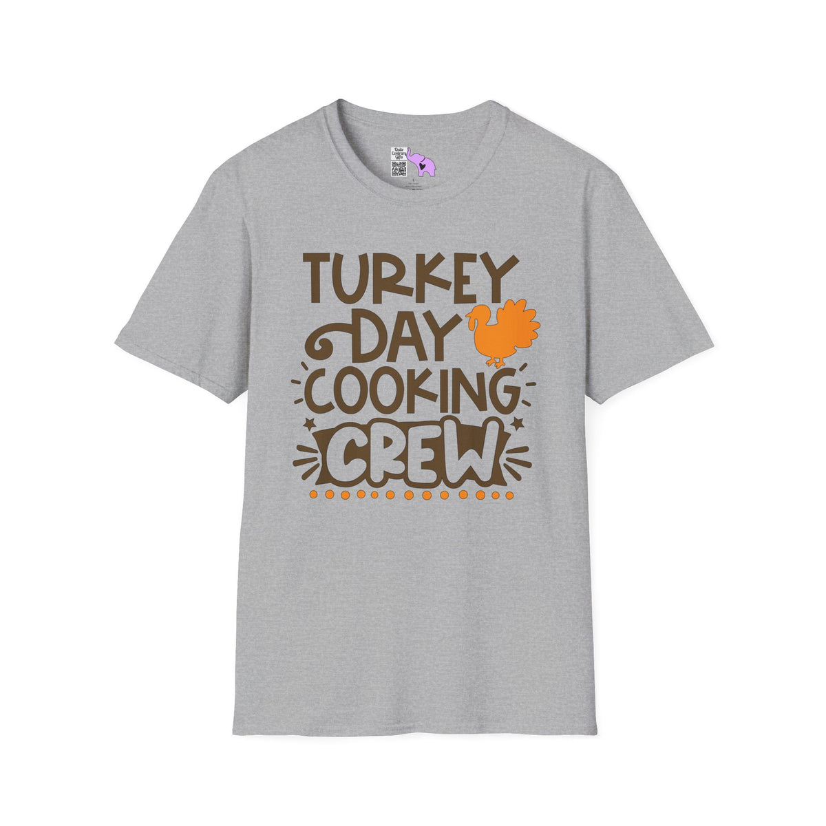 Turkey Day Cooking Crew Adult T-shirt