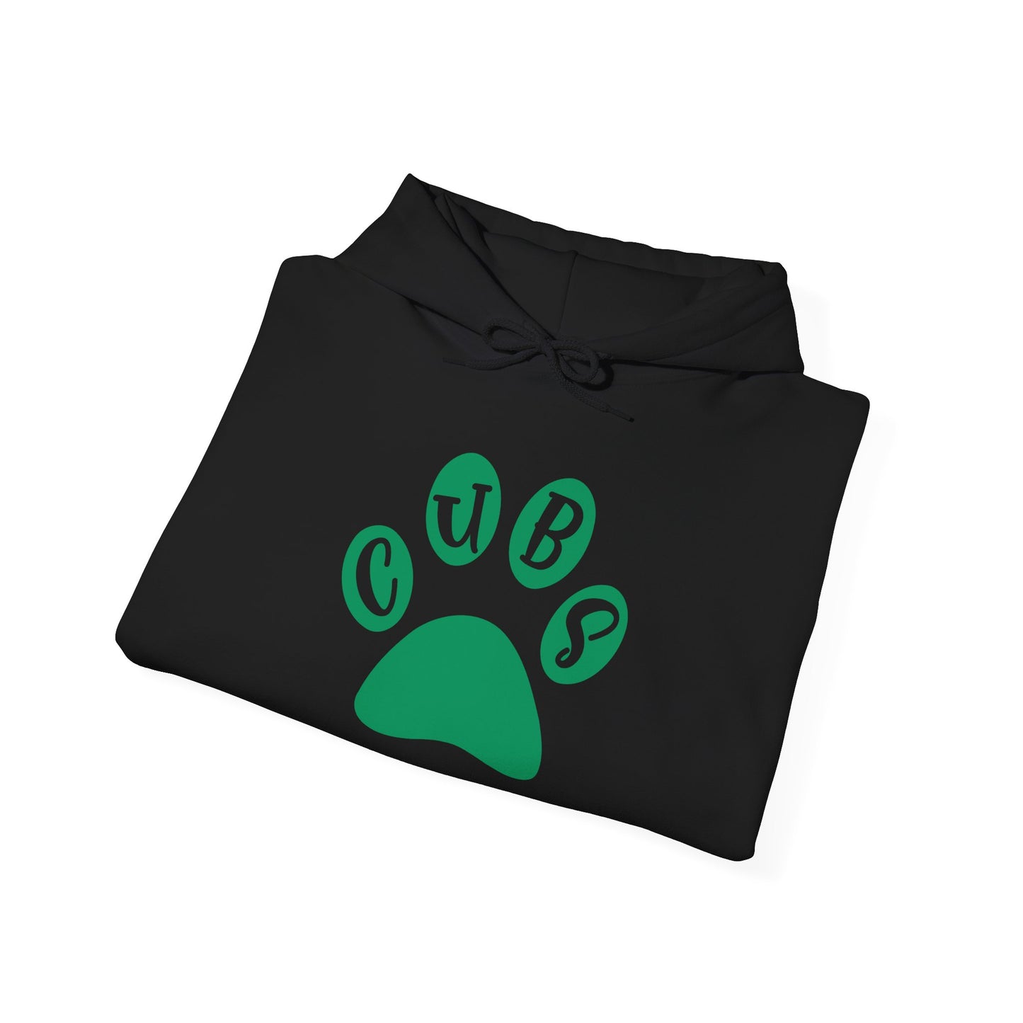 Cubs Paw Print-Brenham Adult Heavy Blend™ Hooded Sweatshirt