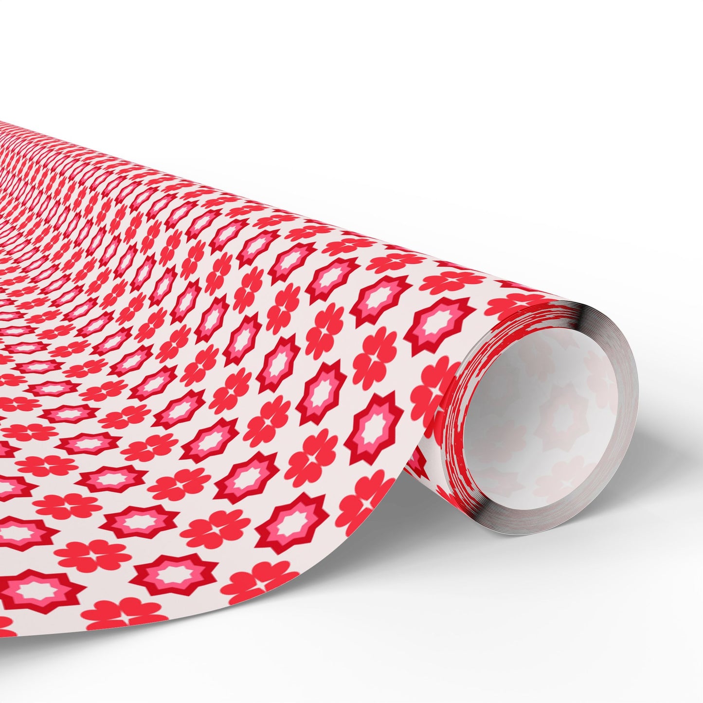 Scarlet Star Garden Wrapping Paper